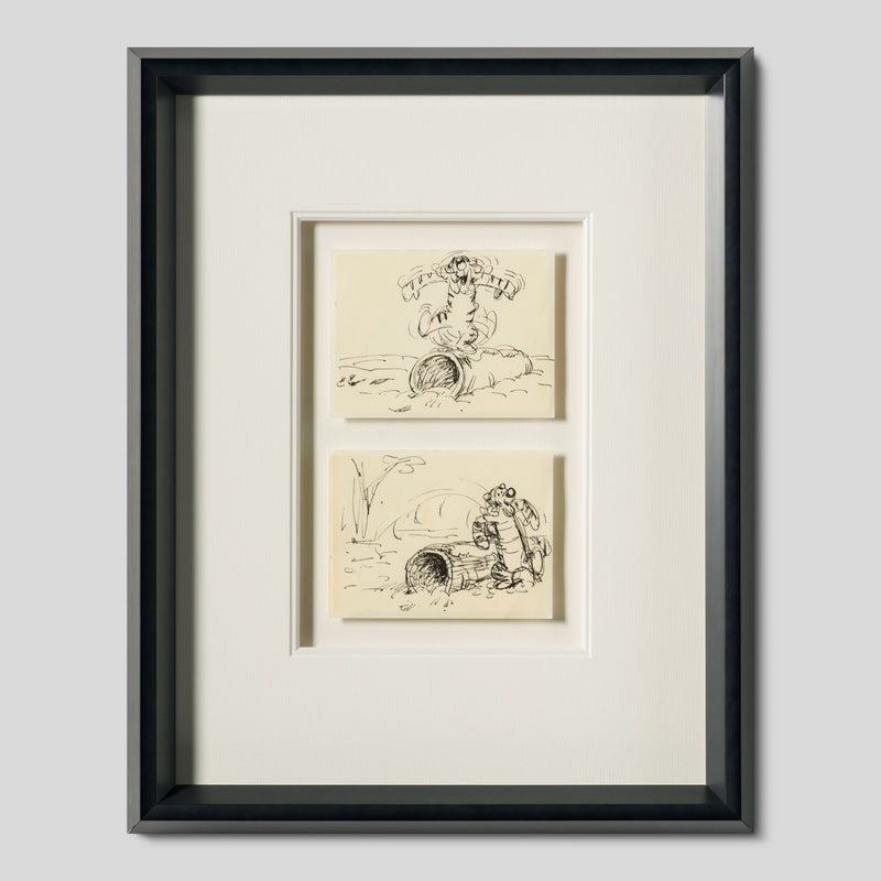 VIN ORI POR 29040 2 Board Disney Storyboard Set 12 (from Winnie The Pooh And Tigger Too , 1974) 1