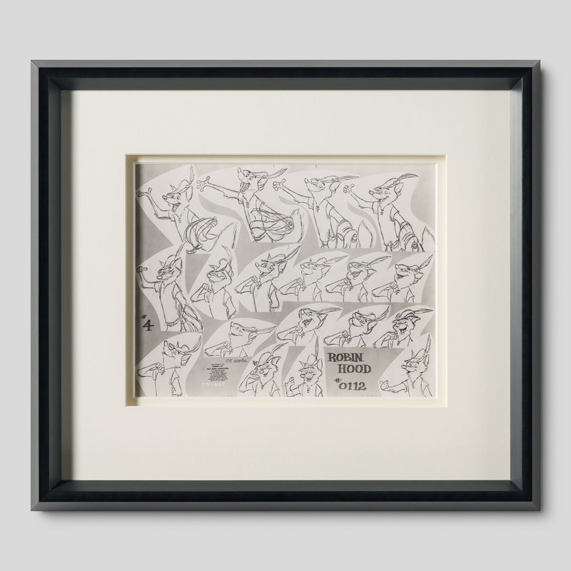 VIN ORI POR 31240 Robin Hood 3 Model Sheet (1973) 1