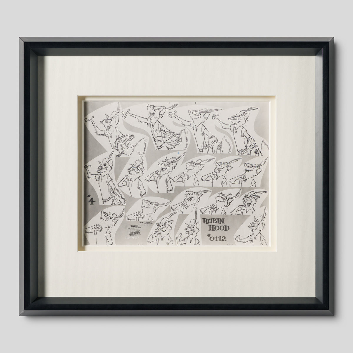 VIN ORI POR 31240 Robin Hood 3 Model Sheet (1973) 1