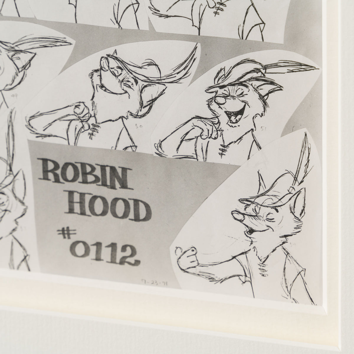 VIN ORI POR 31240 Robin Hood 3 Model Sheet (1973) 3