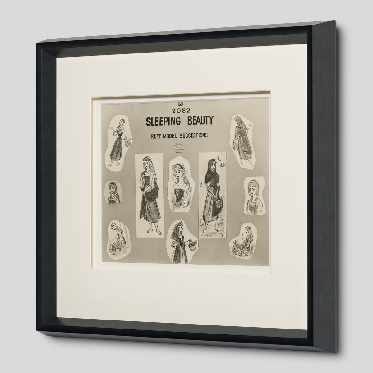 VIN ORI POR 31241 Sleeping Beauty Briar Rose 1 Model Sheet (1959) 2