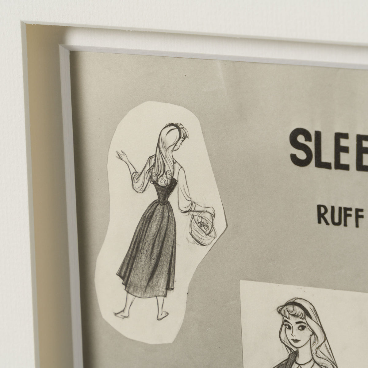 VIN ORI POR 31241 Sleeping Beauty Briar Rose 1 Model Sheet (1959) 4