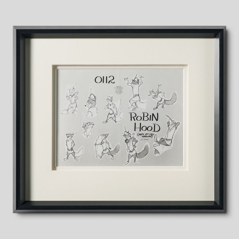 VIN ORI POR 31246 Robin Hood 1 Model Sheet (1973) 1