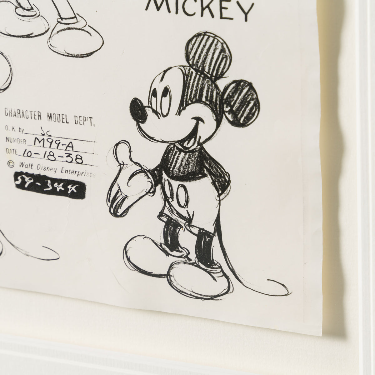 VIN ORI POR 31261 Latest Models Of Mickey 2, Model Sheet (Circa 1940s) 3