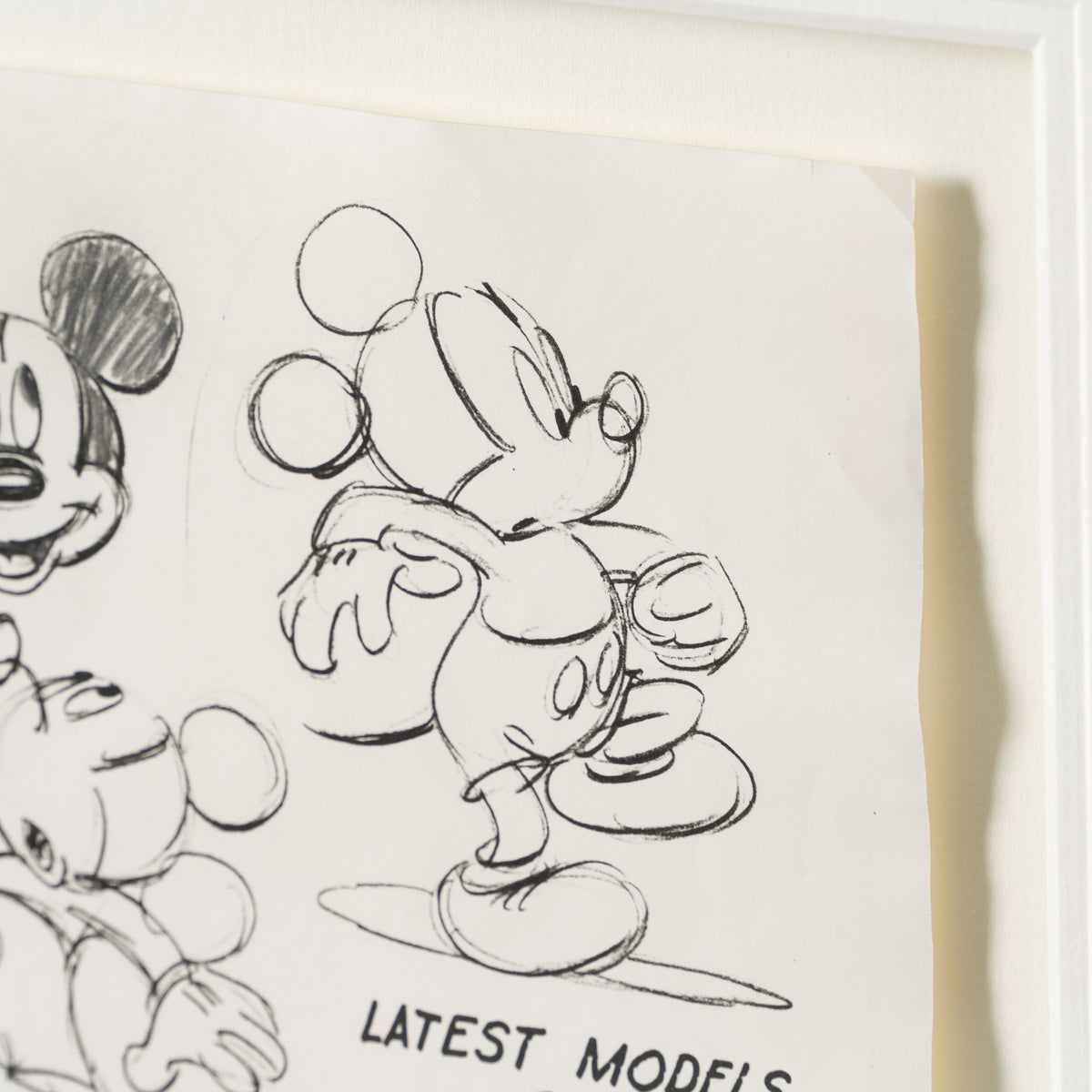 VIN ORI POR 31261 Latest Models Of Mickey 2, Model Sheet (Circa 1940s) 4