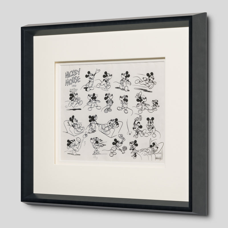 VIN ORI POR 31265 Mickey Mouse With Minnie Mouse Model Sheet (1959) 2