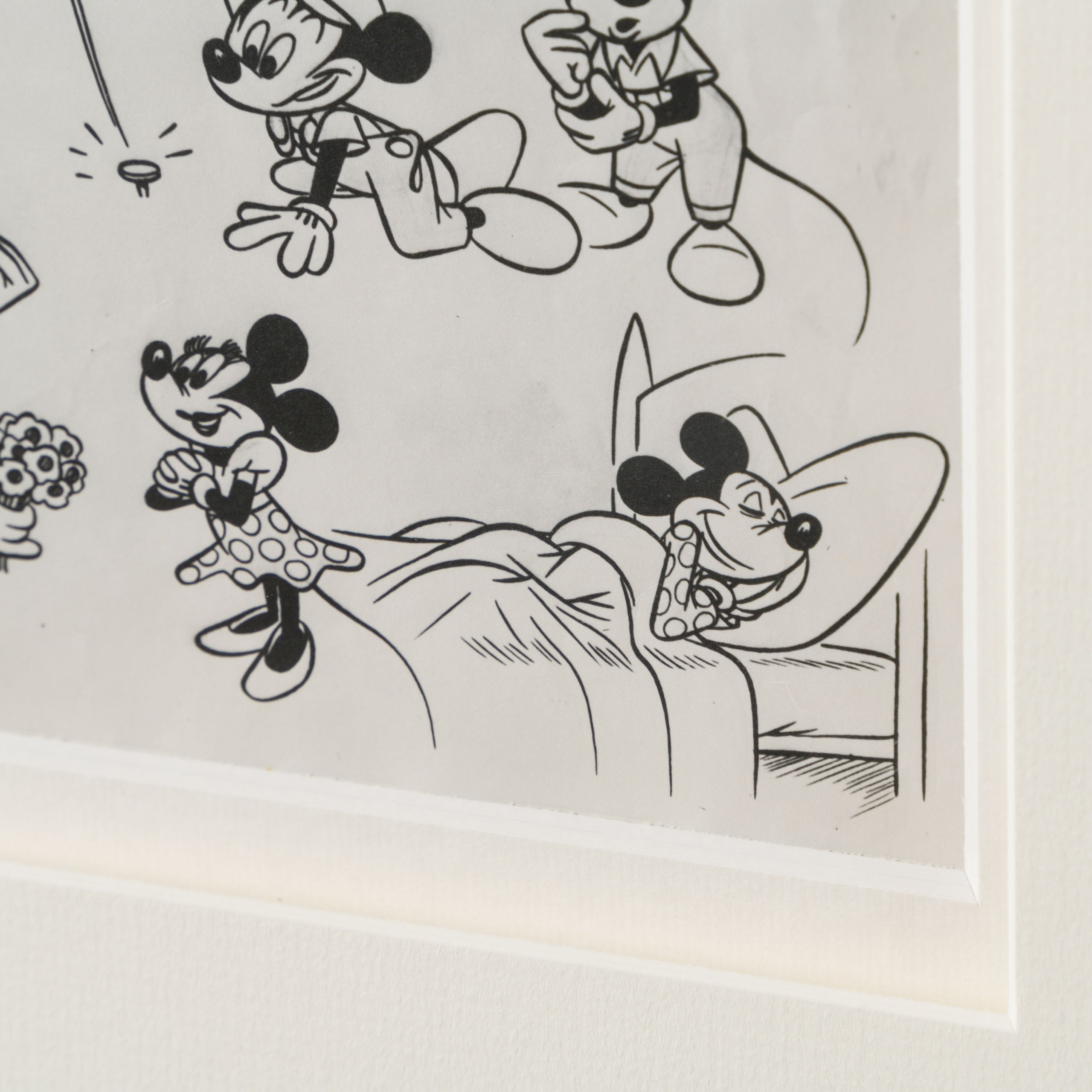 VIN ORI POR 31265 Mickey Mouse With Minnie Mouse Model Sheet (1959) 3