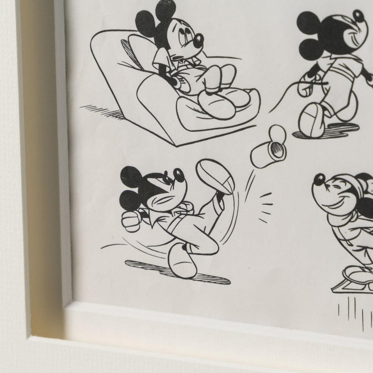 VIN ORI POR 31265 Mickey Mouse With Minnie Mouse Model Sheet (1959) 4