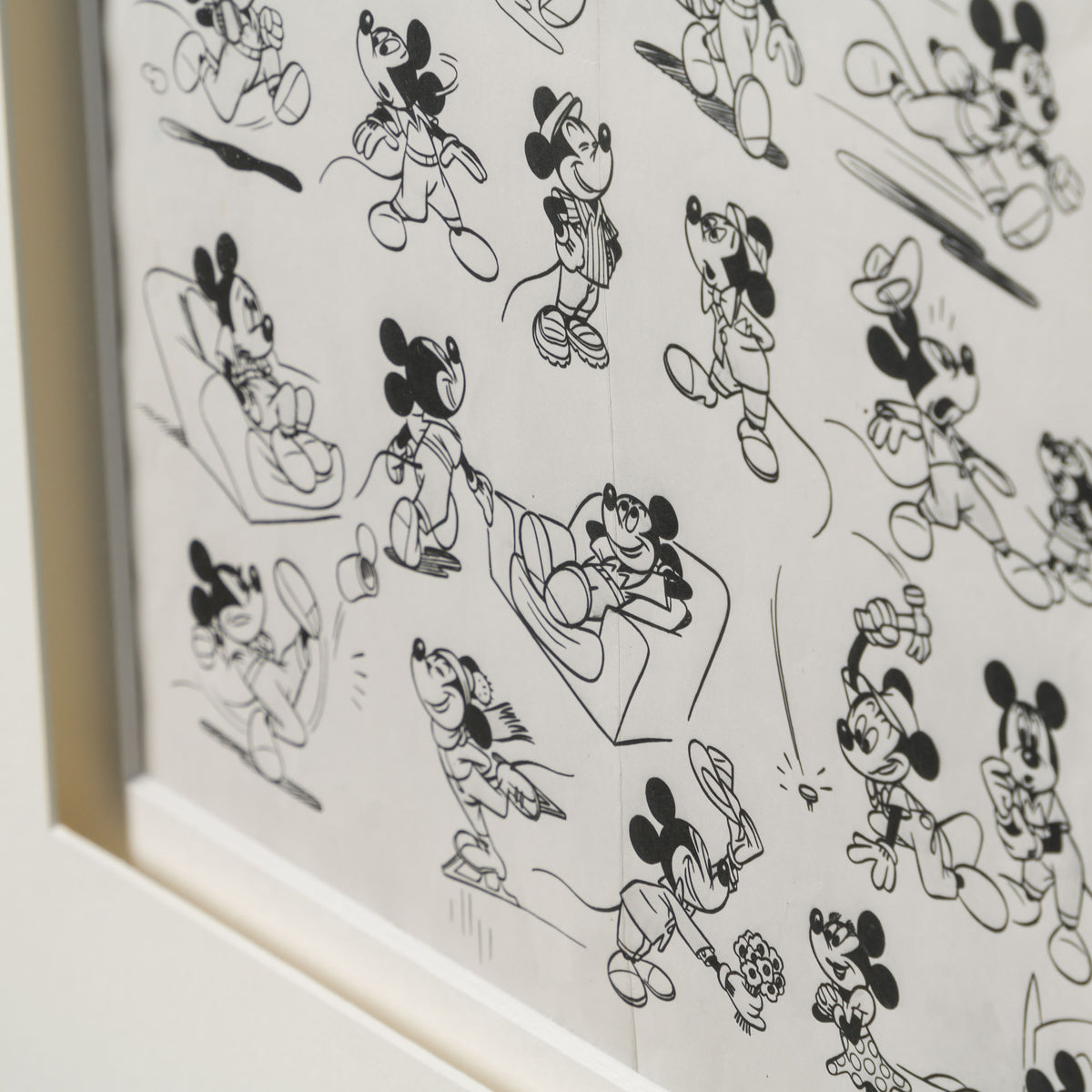 VIN ORI POR 31265 Mickey Mouse With Minnie Mouse Model Sheet (1959) 6