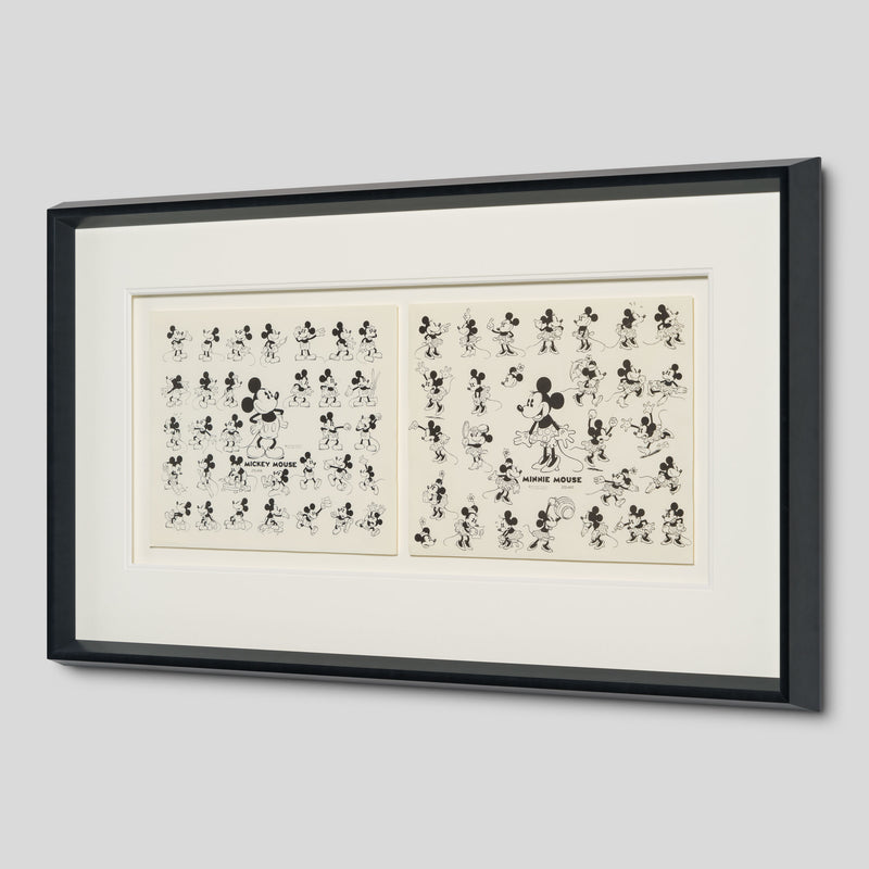 VIN ORI POR 31267 Mickey And Minnie Mouse Set of Model Sheets (Circa 1930s) 2