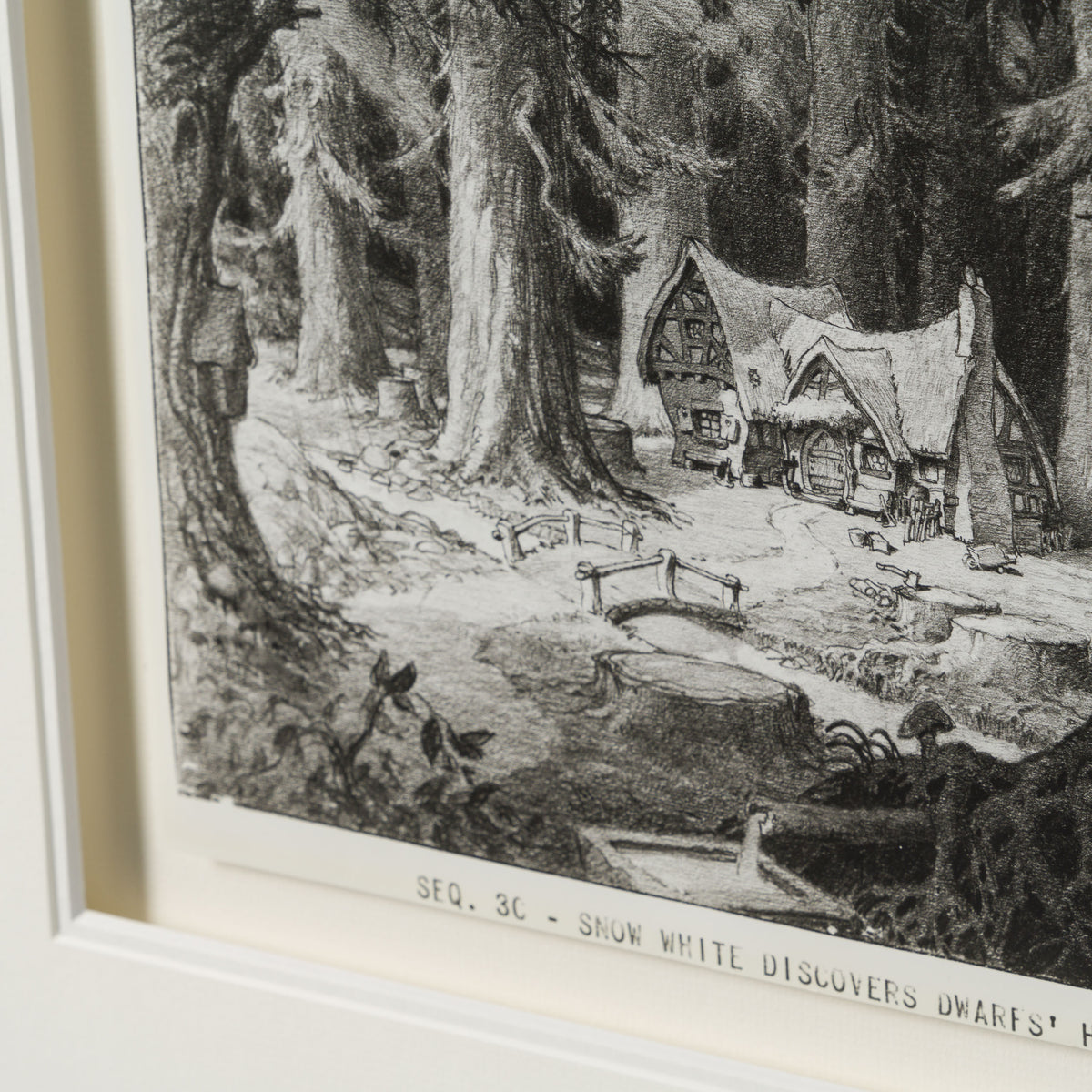 VIN ORI POR 31281 Snow White And The Seven Dwarfs Snow White Discovers Dwarf s House, Layout Sheet (1937) 5