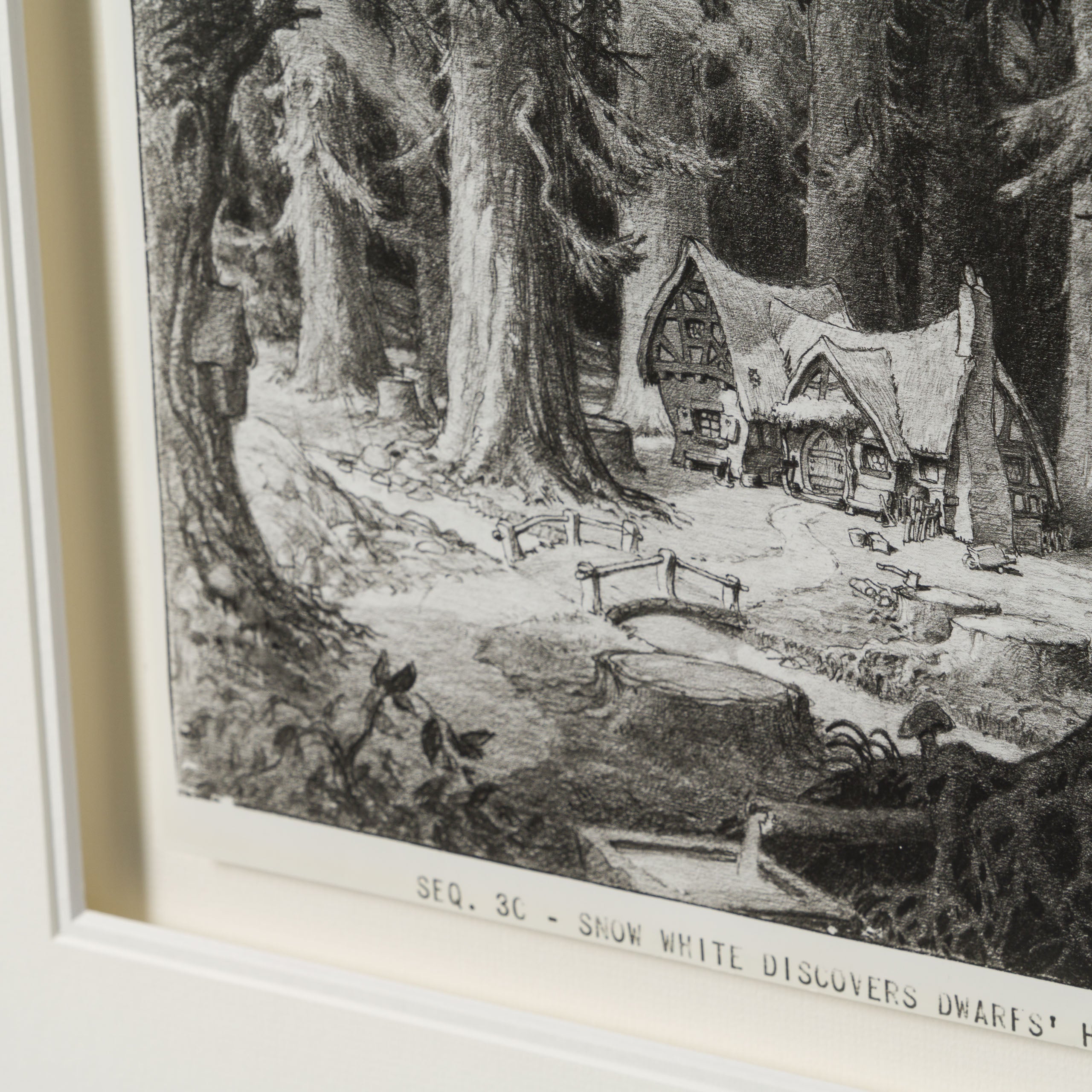 VIN ORI POR 31281 Snow White And The Seven Dwarfs Snow White Discovers Dwarf s House, Layout Sheet (1937) 5