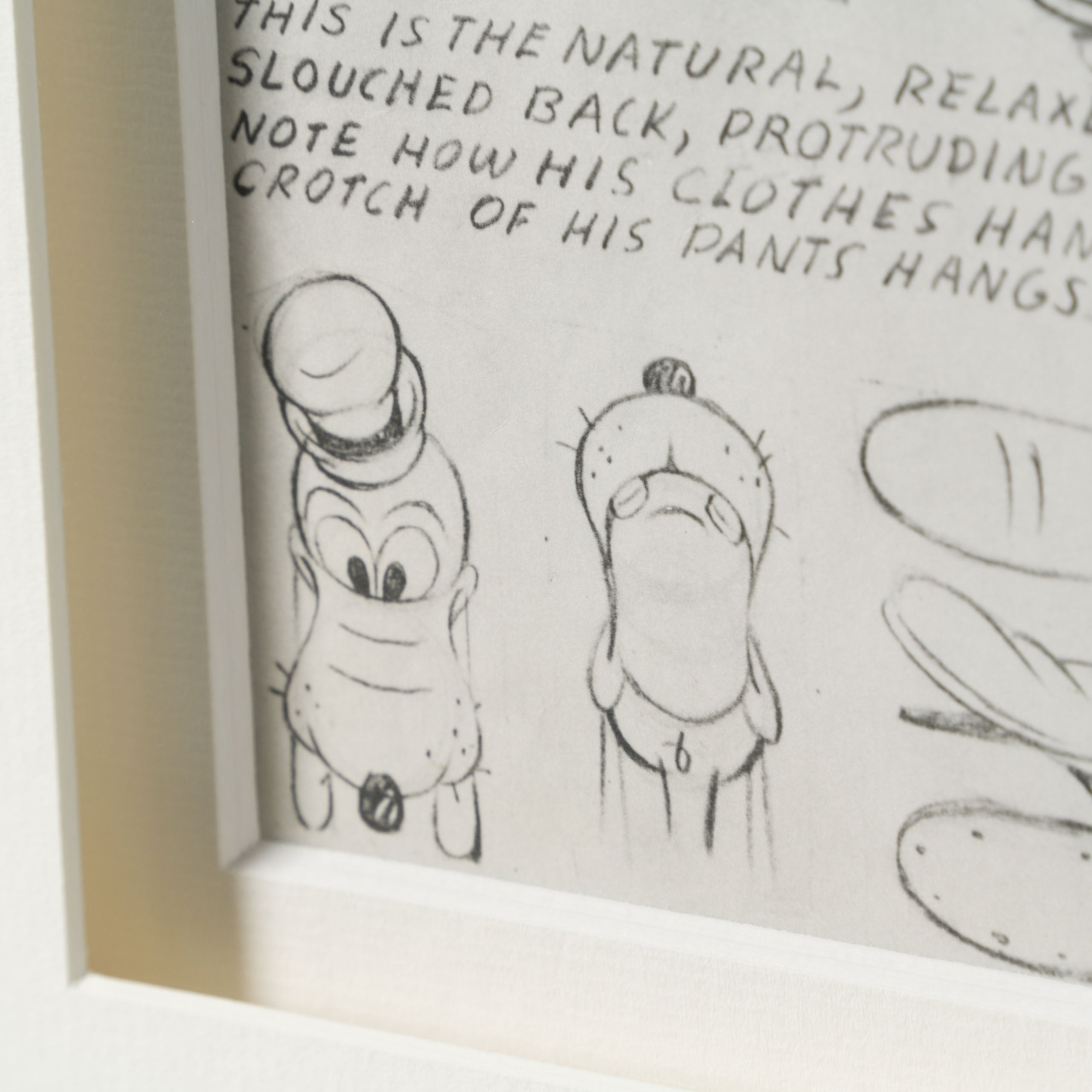 VIN ORI POR 31300 Goofy Full Figure Model Sheet (Circa 1940s) 5