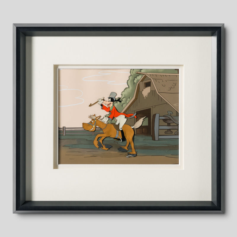 VIN ORI POR 31308 How To Ride A Horse Goofy Original Production Cel (1950) 1