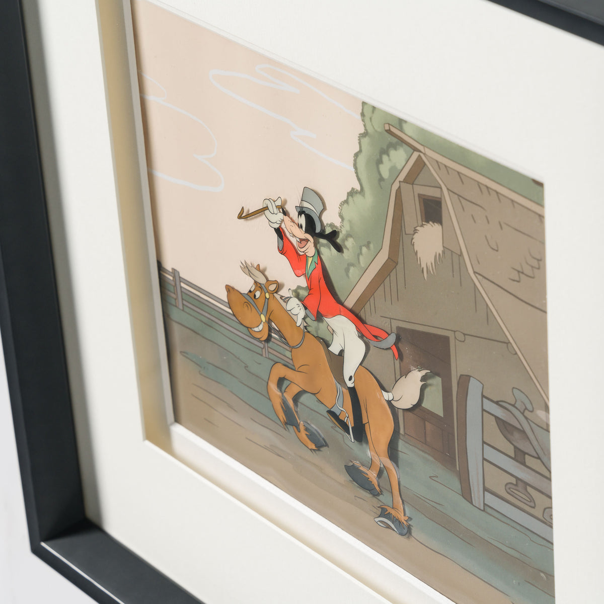 VIN ORI POR 31308 How To Ride A Horse Goofy Original Production Cel (1950) 5