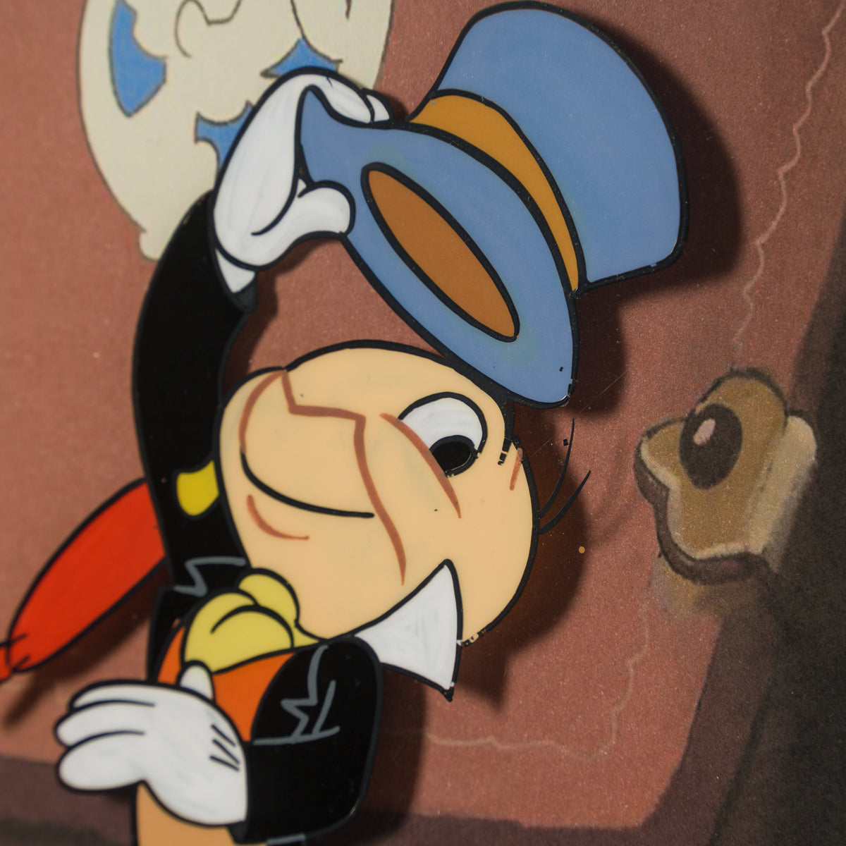 VIN ORI POR 31318 Jiminy Cricket Original Production Cel And Drawing 2 (1970s) signed by Preston Blair 6
