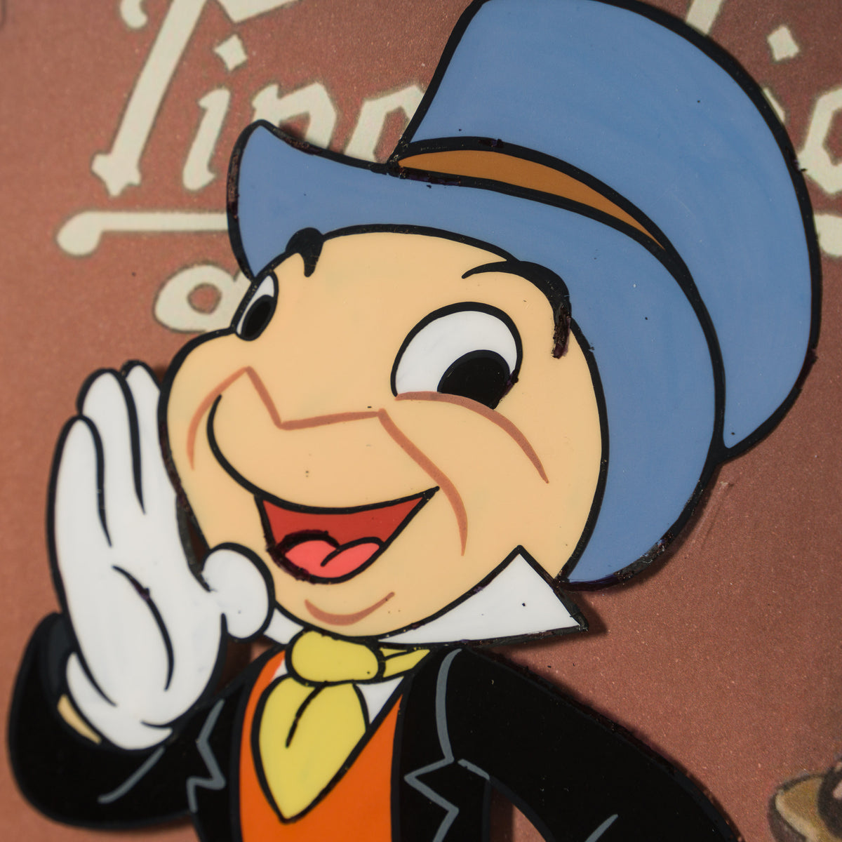 VIN ORI POR 31321 Jiminy Cricket Original Production Cel And Drawing 12 (1970s) signed by Preston Blair 6