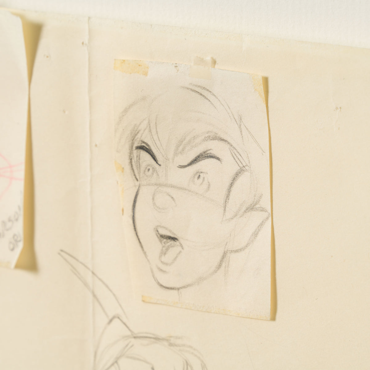 VIN ORI POR 31331 Peter Pan Original Production Model Sheet (1953) 4