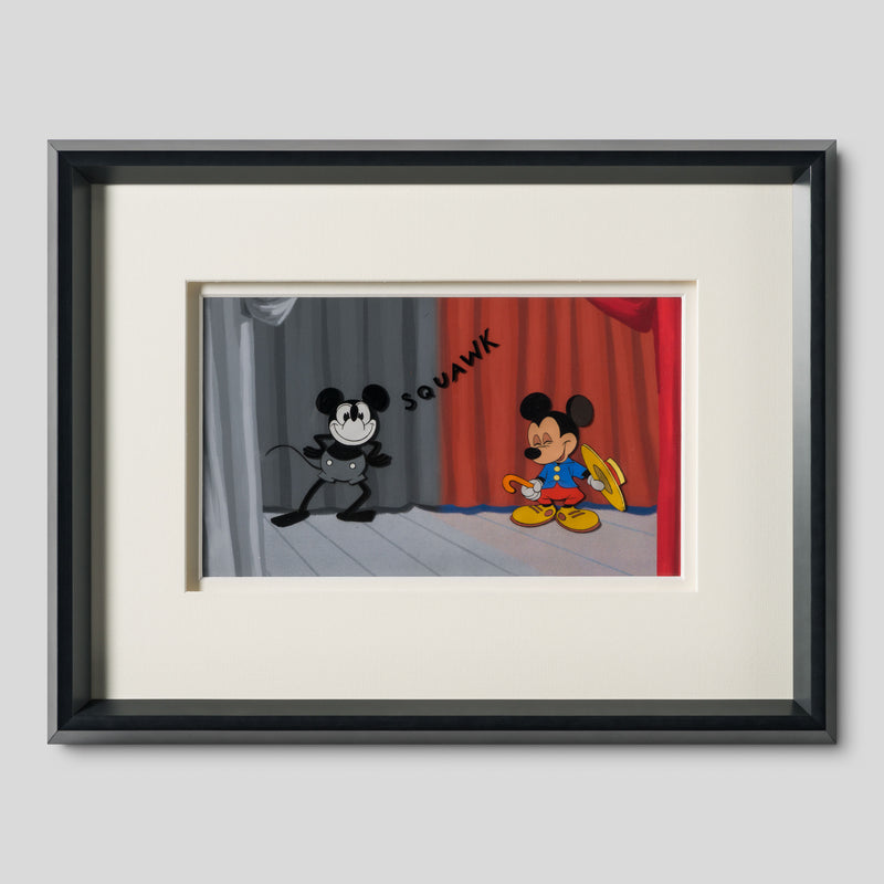 VIN ORI POR 31342 Wonderful World Of Color Black White Mickey And Color Mickey 2, Original Production Cel (Circa 1960s) 1