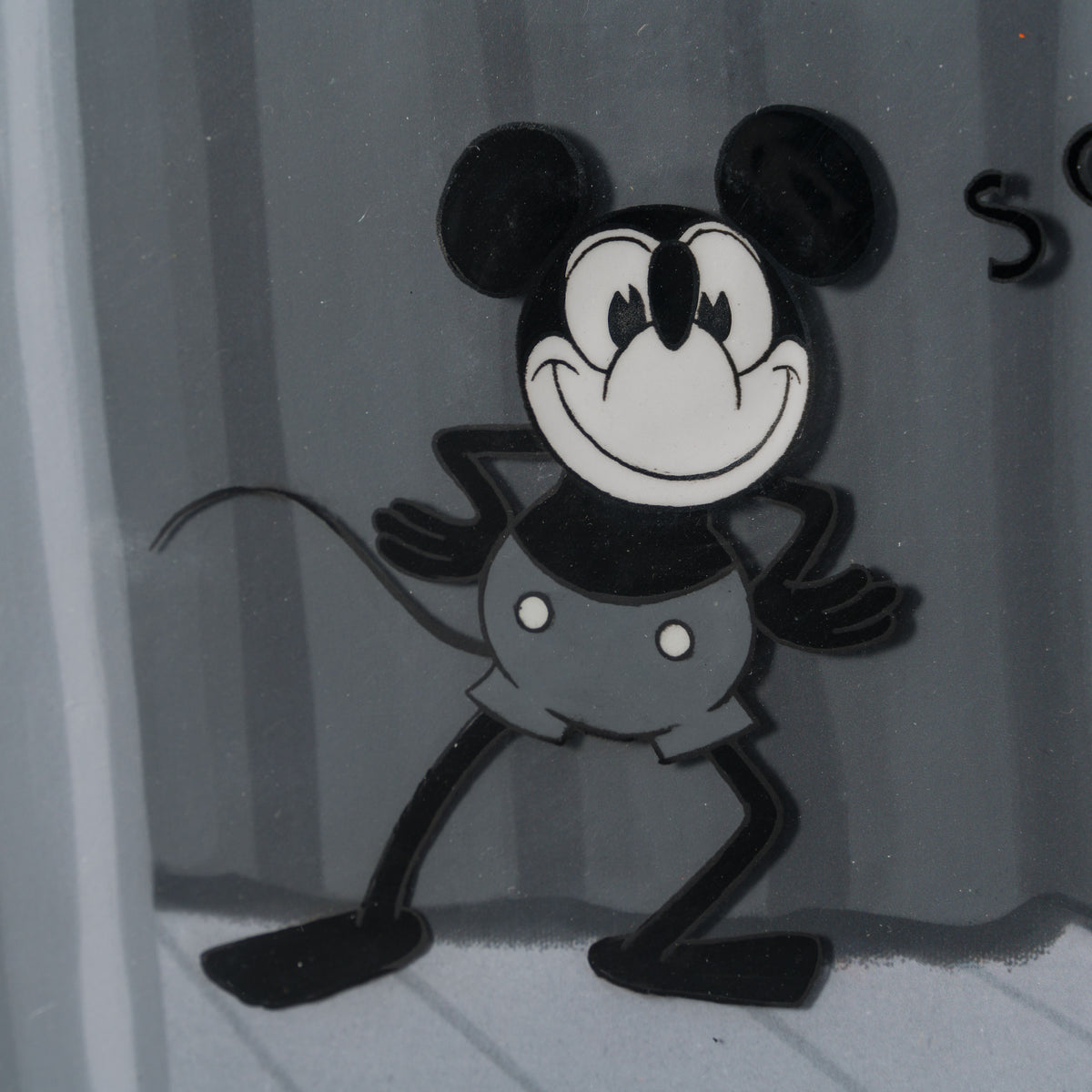 VIN ORI POR 31342 Wonderful World Of Color Black White Mickey And Color Mickey 2, Original Production Cel (Circa 1960s) 4