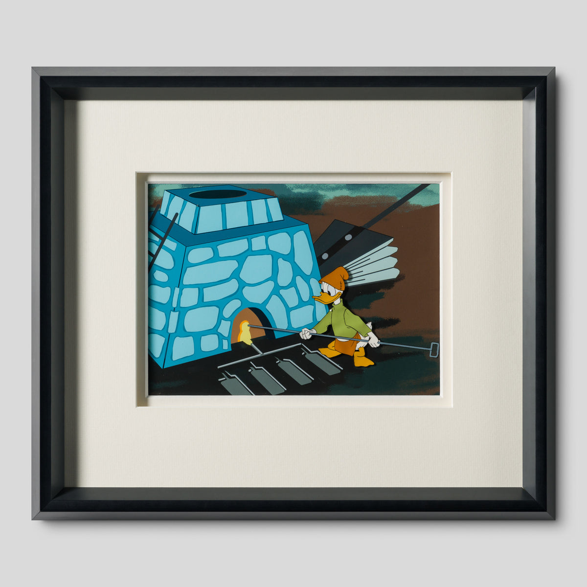 VIN ORI POR 31349 Steel And America Donald Duck Original Production Cel (1965) 1