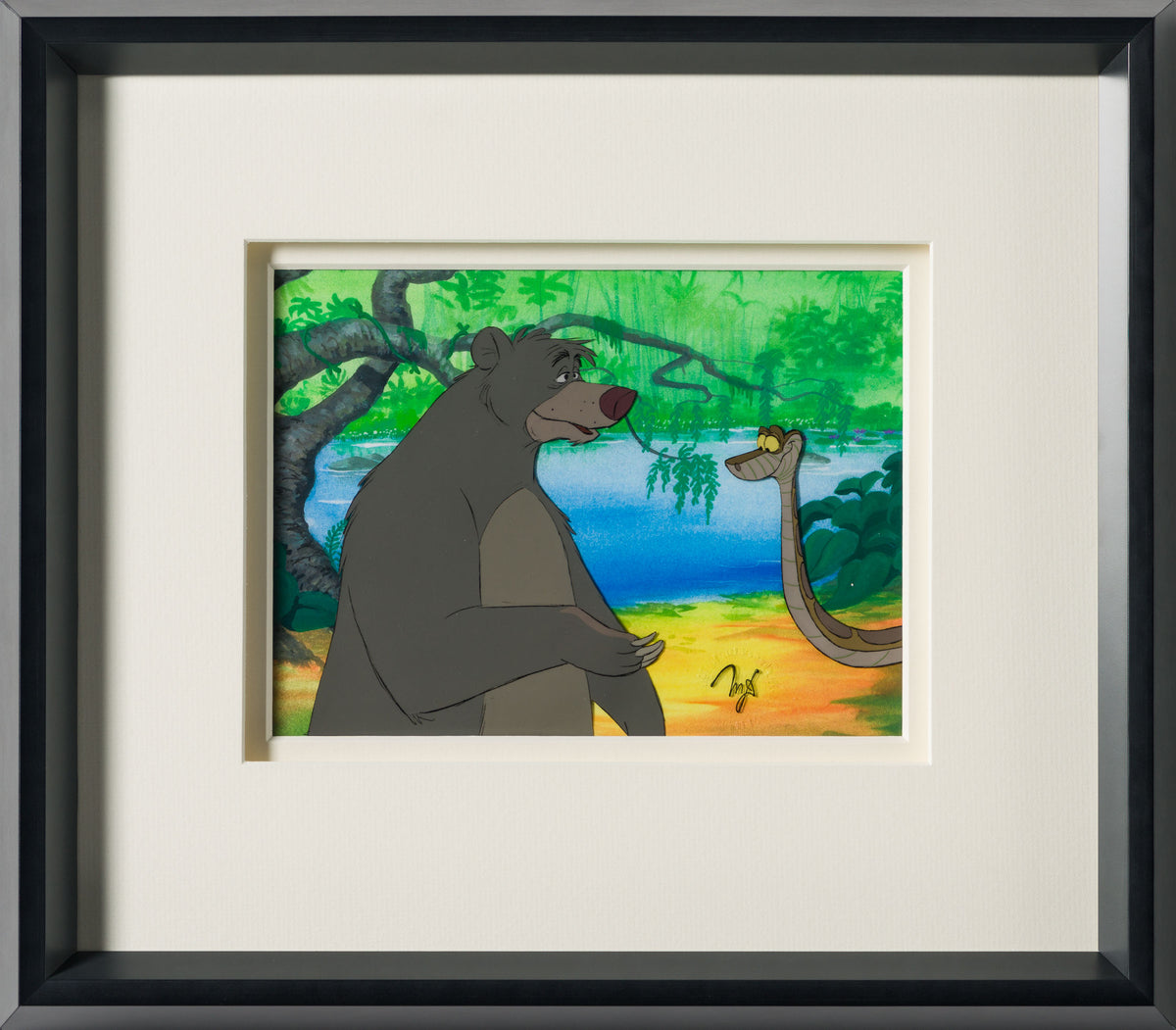 VIN ORI POR 31351 The Jungle Book Baloo And Kaa Original Production Cel (1967) 30