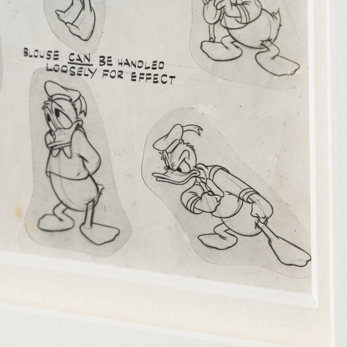 VIN ORI POR 31353 Donald Duck, Standard Duck Models Model Sheet (Circa 1950s) 3