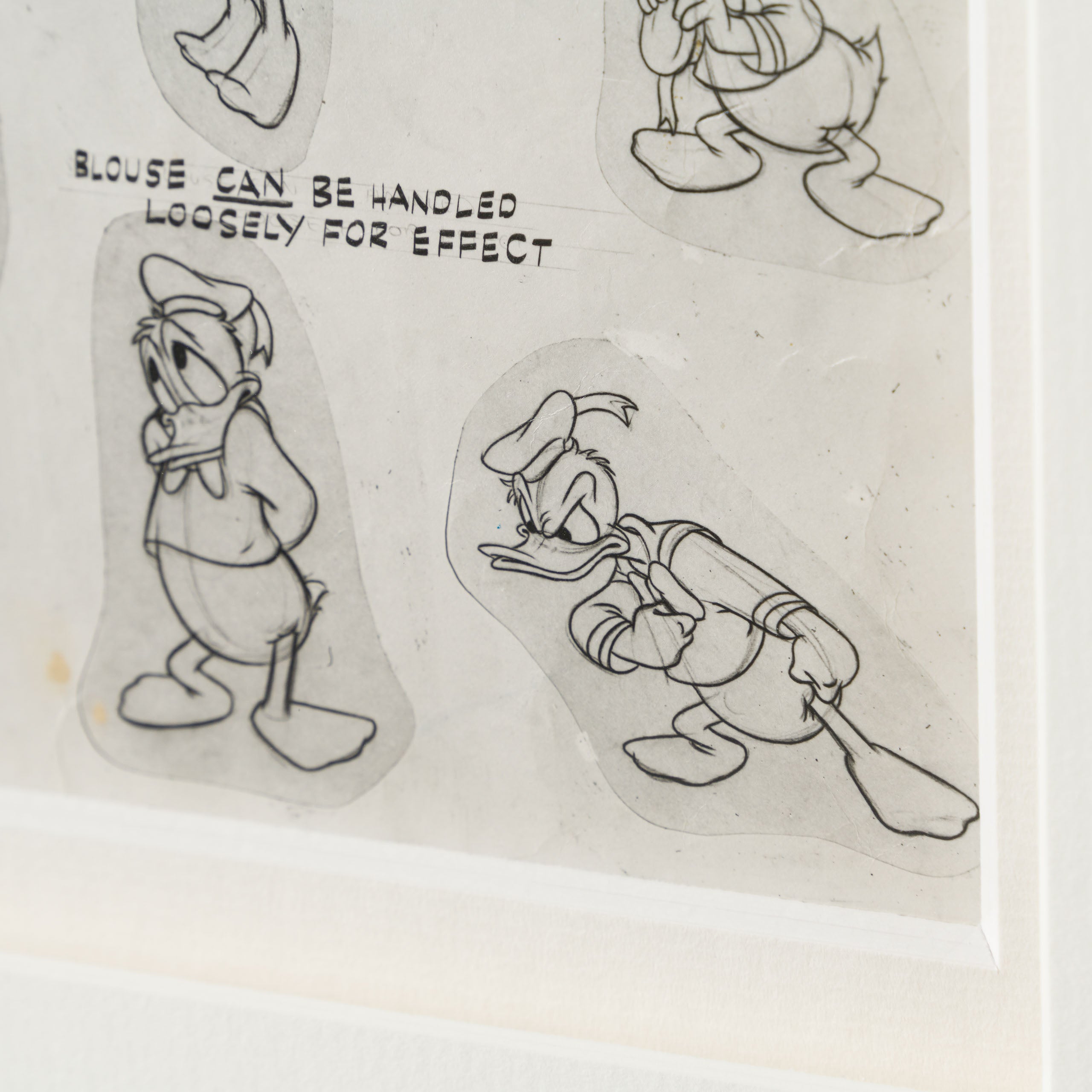 VIN ORI POR 31353 Donald Duck, Standard Duck Models Model Sheet (Circa 1950s) 3