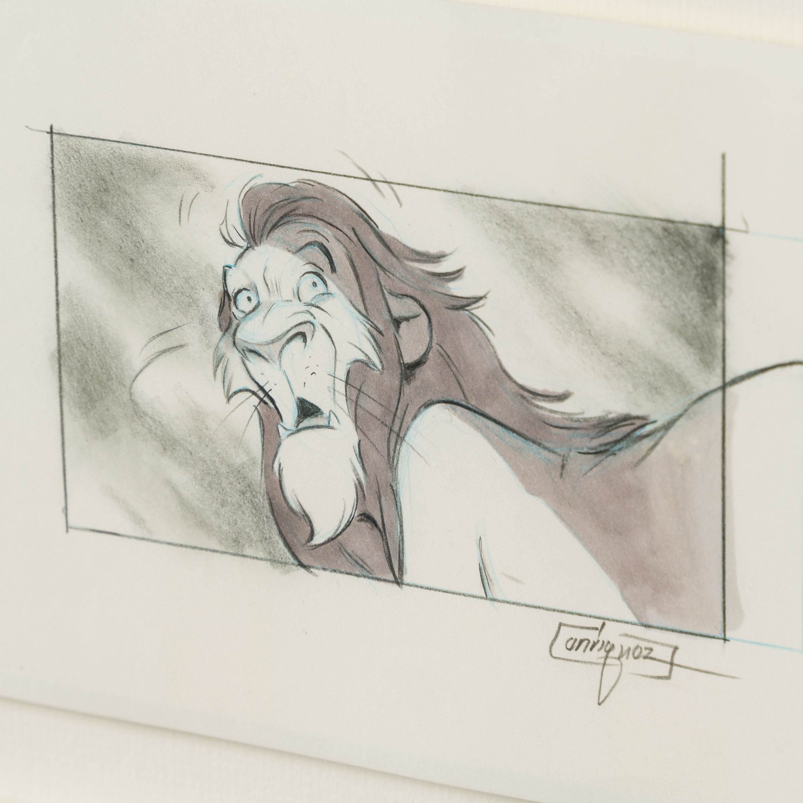 VIN ORI POR 31365 The Lion King, Storyboard Sequence of 9 by artist Thom Enriquez (1994) 10