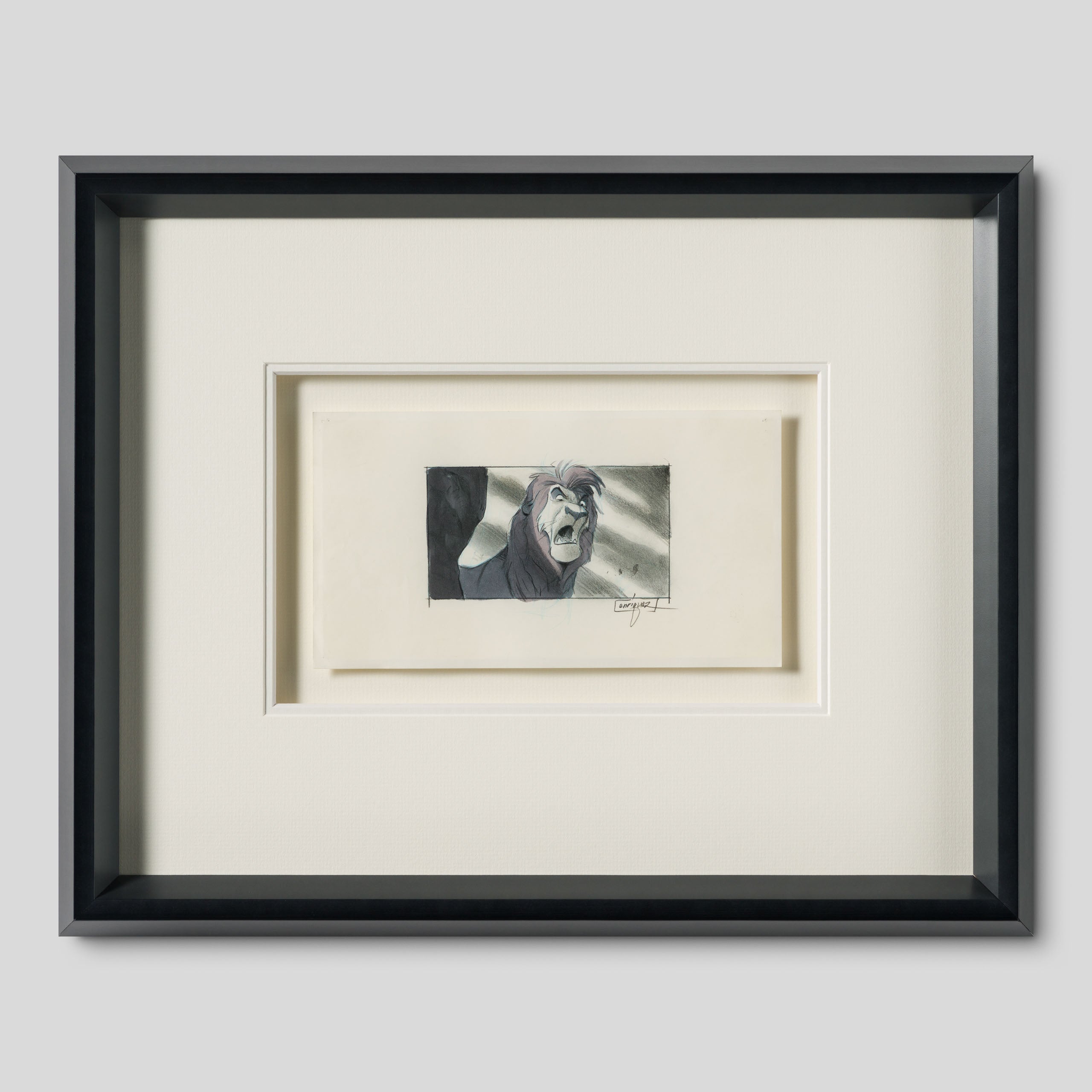 VIN ORI POR 31365 The Lion King, Storyboard Sequence of 9 by artist Thom Enriquez (1994) 2