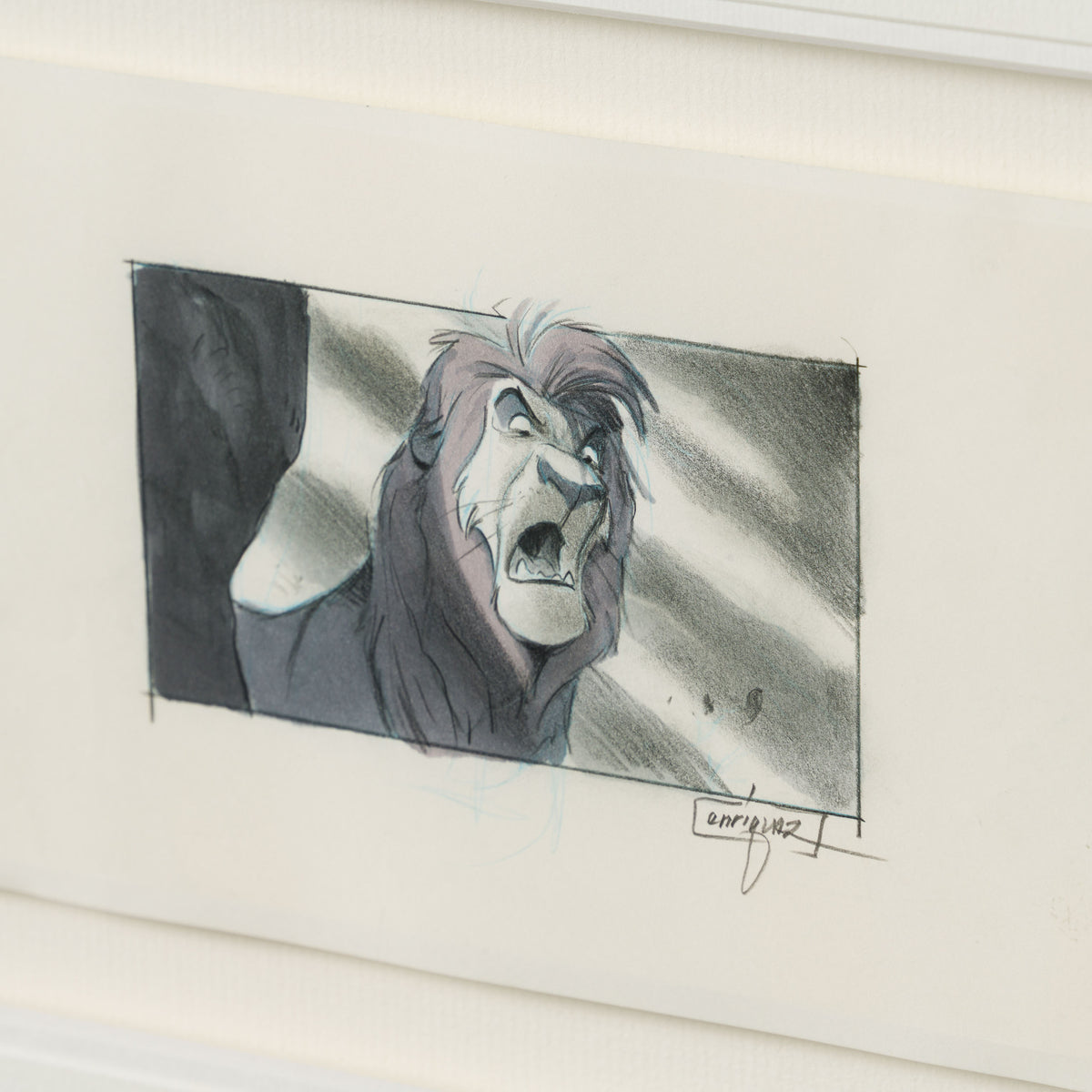 VIN ORI POR 31365 The Lion King, Storyboard Sequence of 9 by artist Thom Enriquez (1994) 3