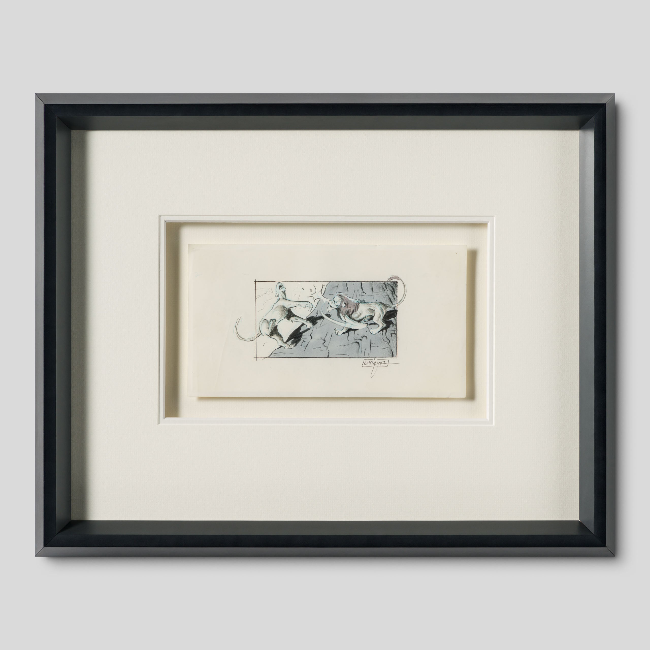 VIN ORI POR 31365 The Lion King, Storyboard Sequence of 9 by artist Thom Enriquez (1994) 5