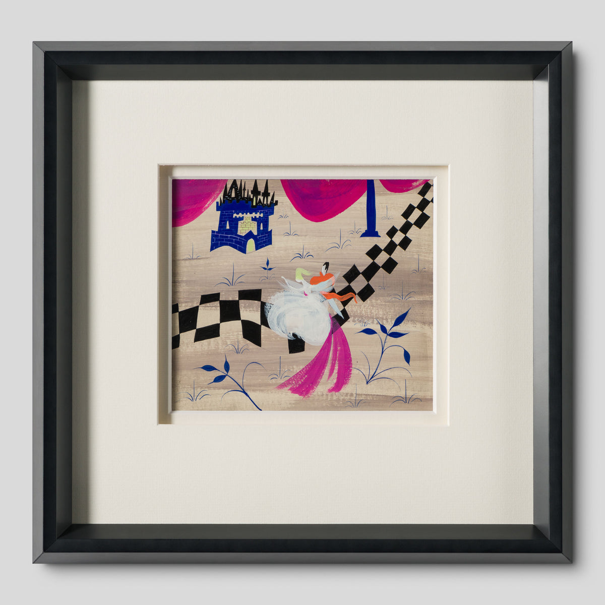 VIN ORI POR 31367 Cinderella (1950) Concept Art by artist Mary Blair 1