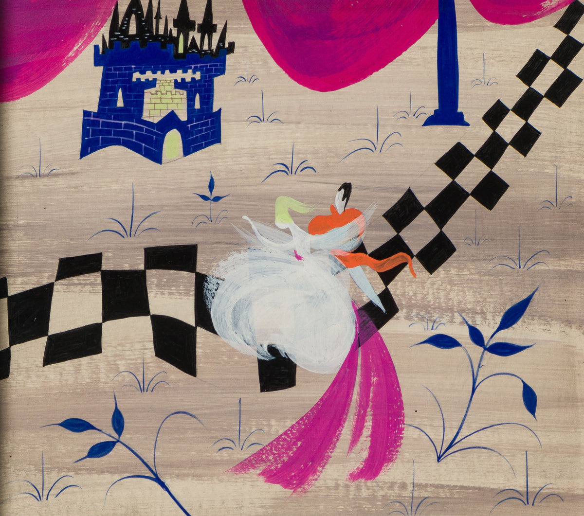 VIN ORI POR 31367 Cinderella (1950) Concept Art by artist Mary Blair 31