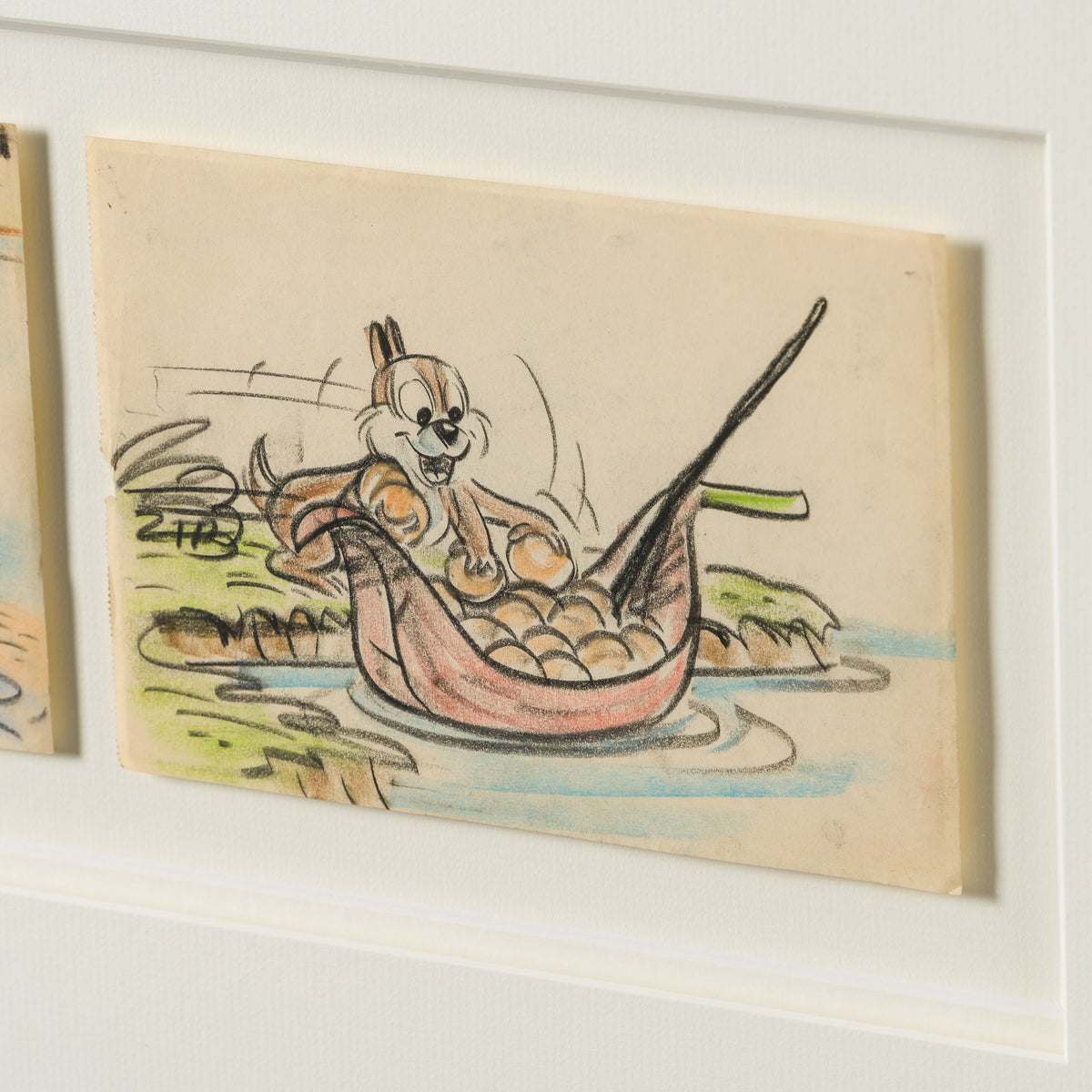 VIN ORI POR 31370 Two Chips And A Miss Clarice And Chip 3 Original Production Storyboard (1952) 3
