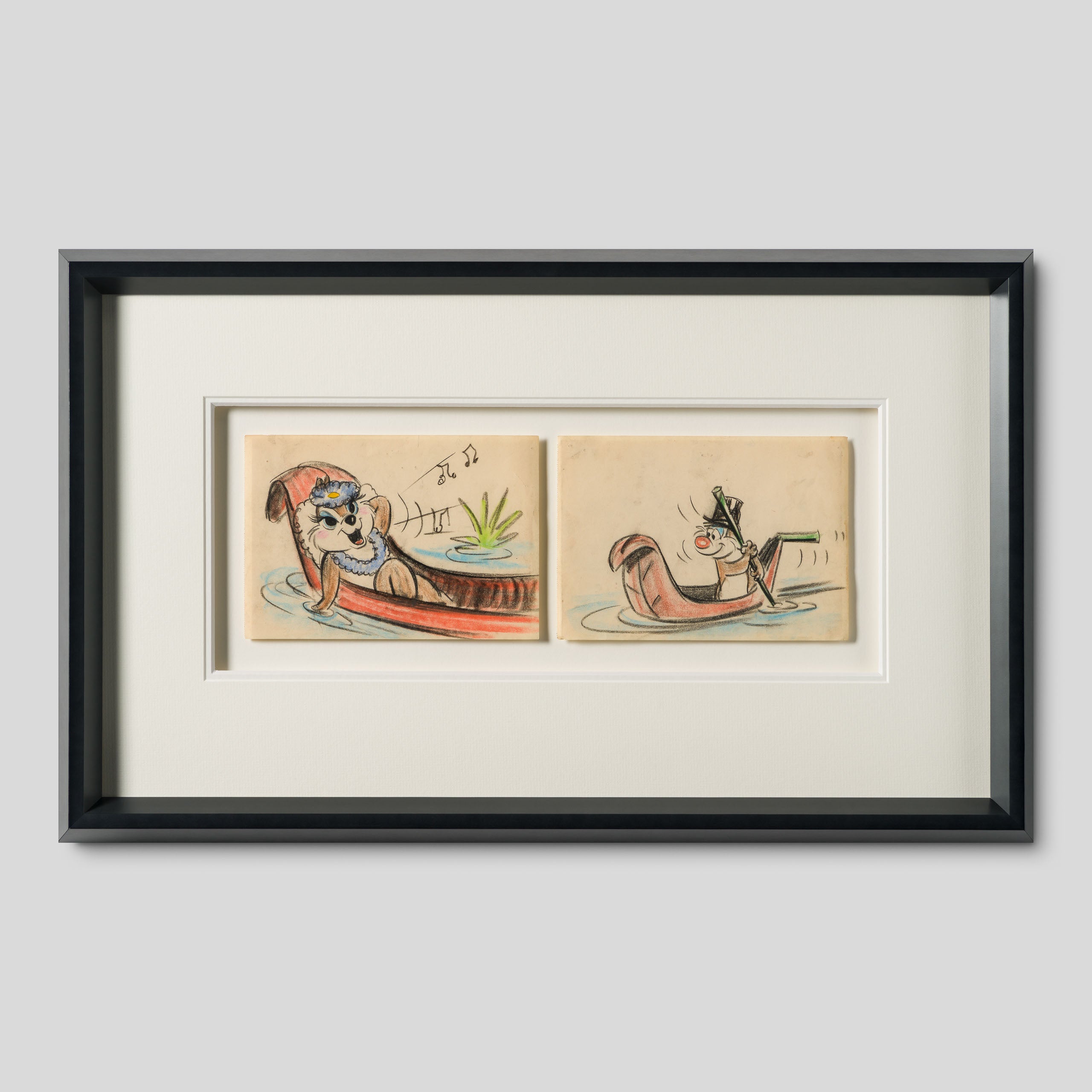 VIN ORI POR 31371 Two Chips And A Miss Clarice And Chip 1 Original Production Storyboard (1952) 1