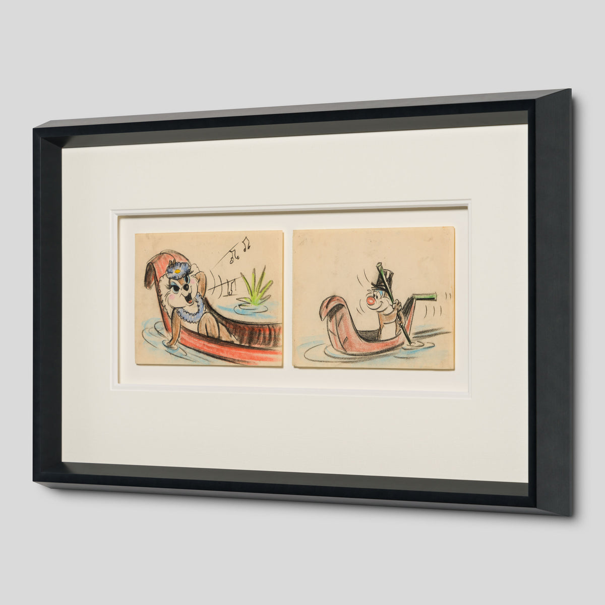 VIN ORI POR 31371 Two Chips And A Miss Clarice And Chip 1 Original Production Storyboard (1952) 2