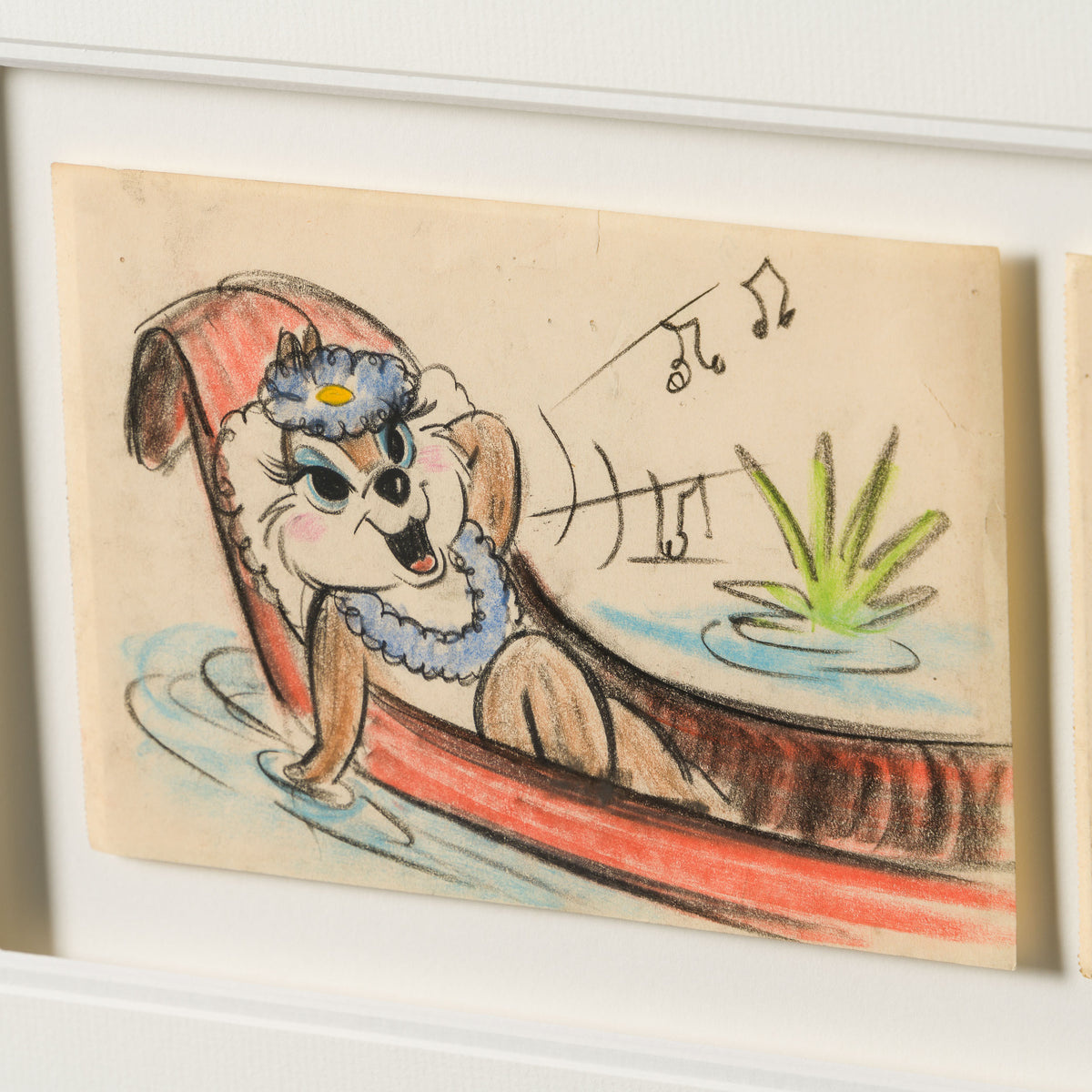 VIN ORI POR 31371 Two Chips And A Miss Clarice And Chip 1 Original Production Storyboard (1952) 4