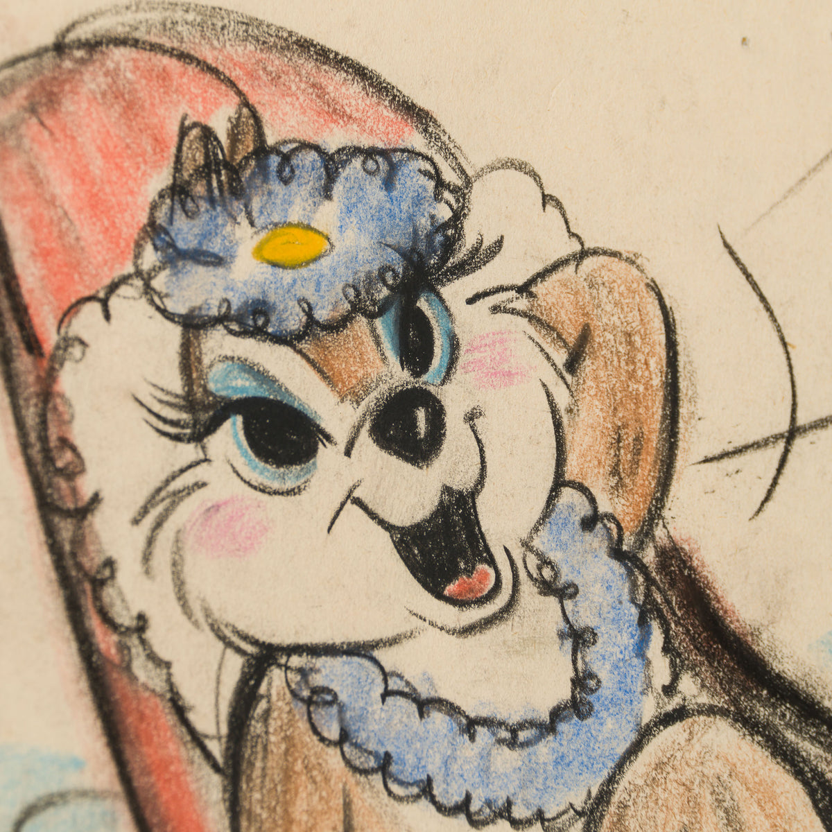 VIN ORI POR 31371 Two Chips And A Miss Clarice And Chip 1 Original Production Storyboard (1952) 5