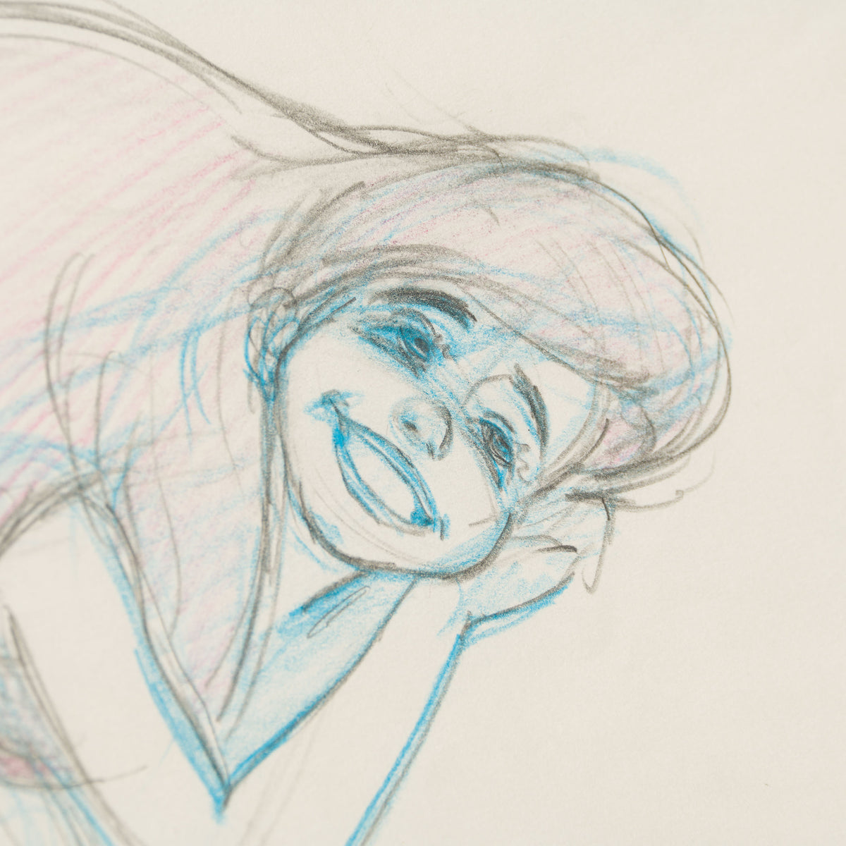 VIN ORI POR 31375 Little Mermaid #313 Original Production Drawing (1989) Signed by Jorgen Klubien 5
