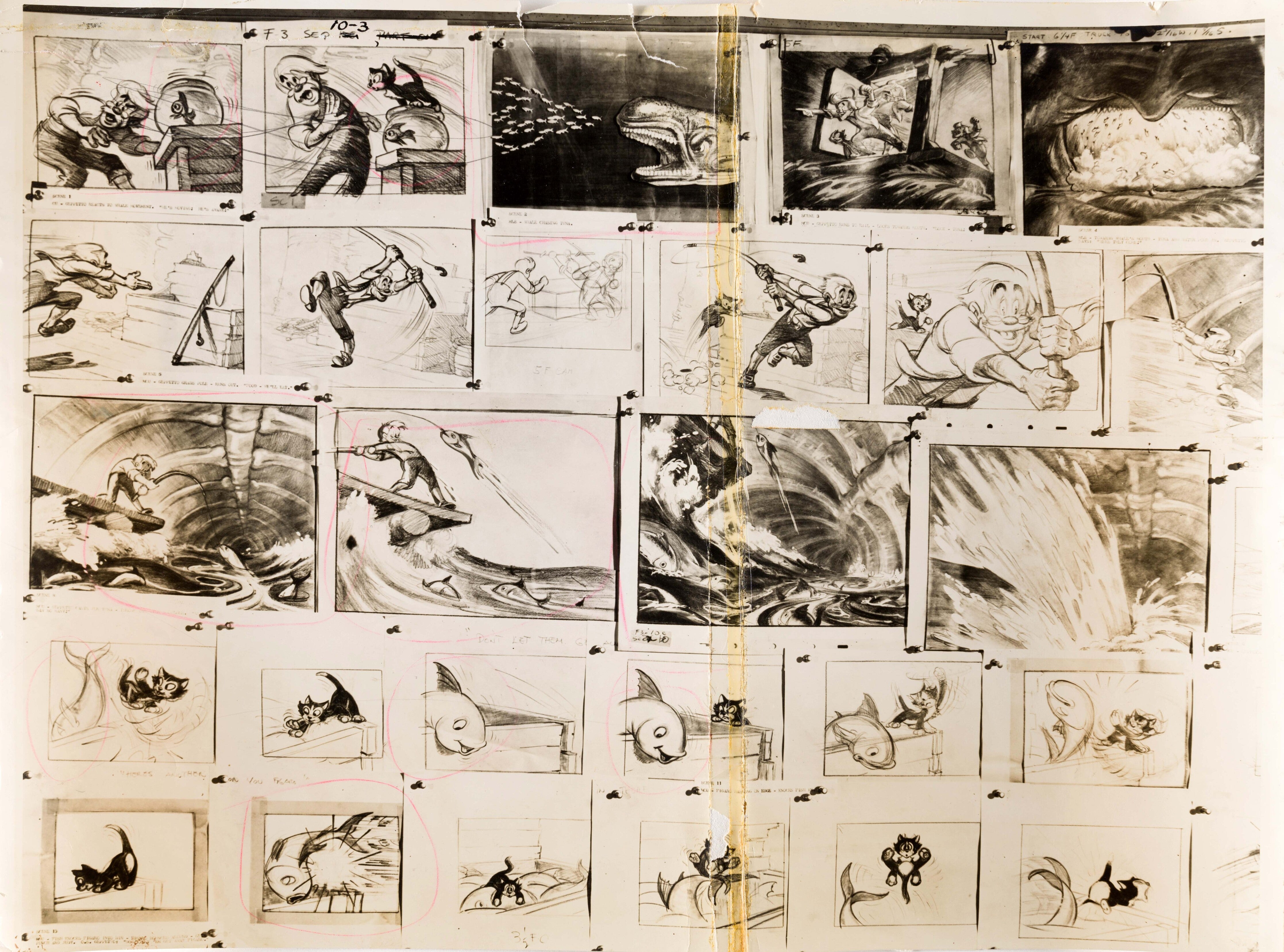 VIN Pinocchio Continuity Stat Sheet £495 27 1x35 5cm