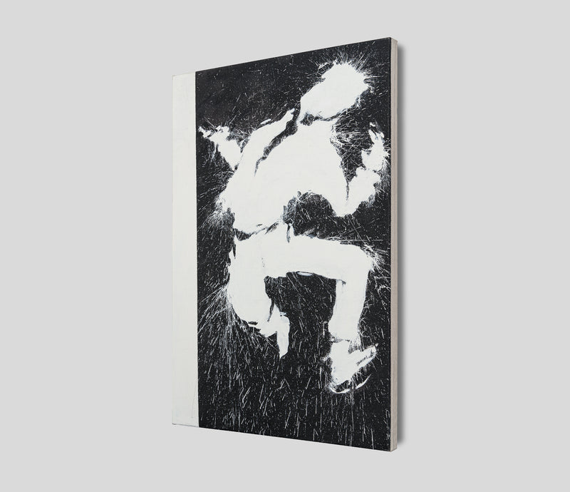 White Jumping Shadowman 2 shadow