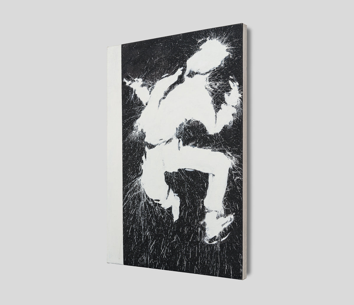 White Jumping Shadowman 2 shadow