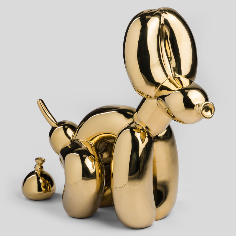 WHN ORI POR 31144 Chrome Pooping Dog 1