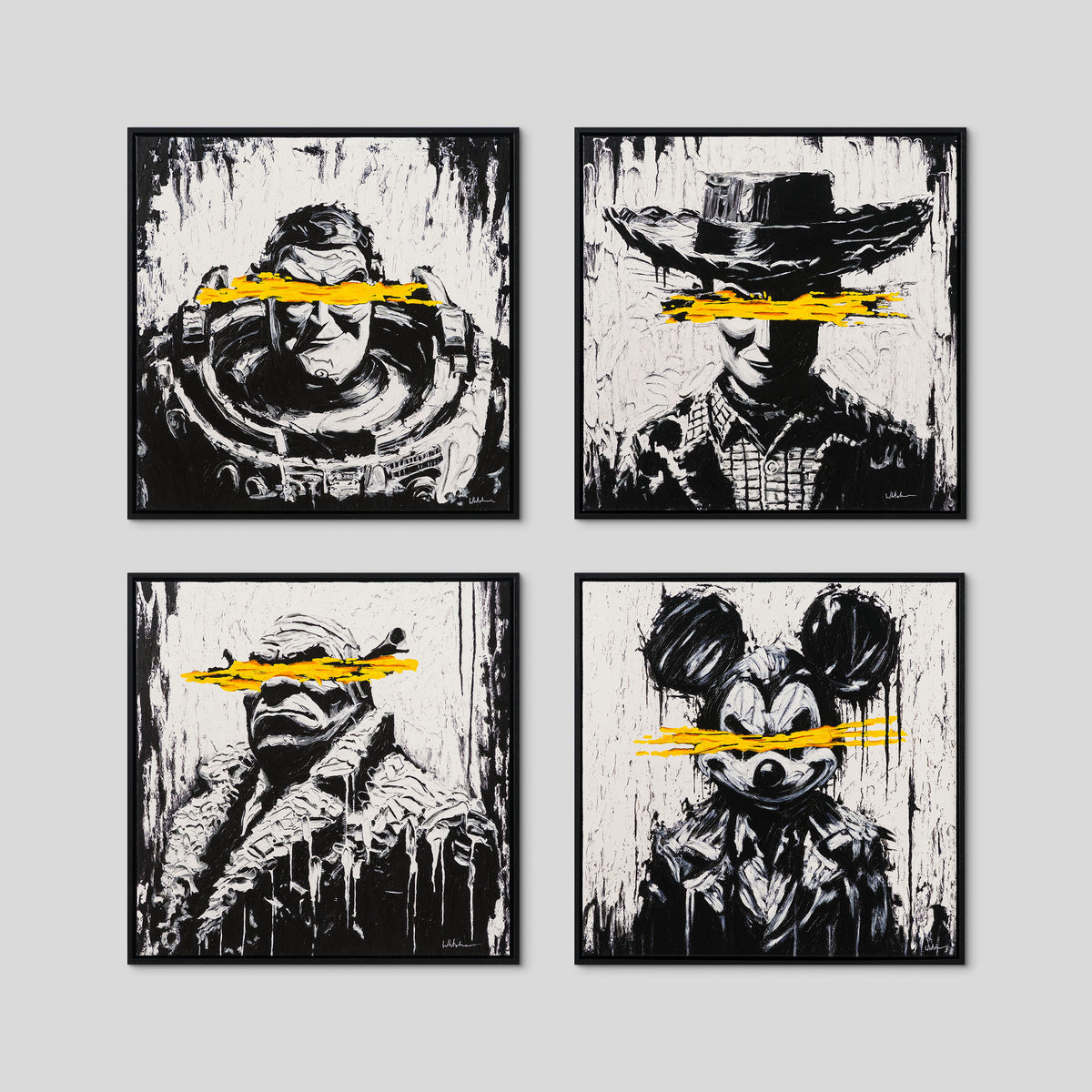The Malevolence Beneath 2025 | Framed set of four