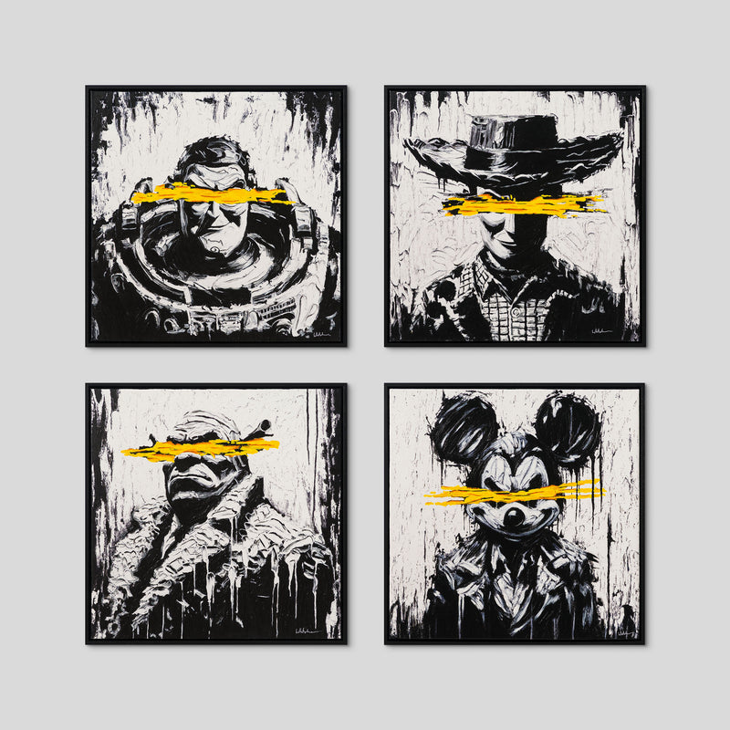 The Malevolence Beneath 2025 | Framed set of four