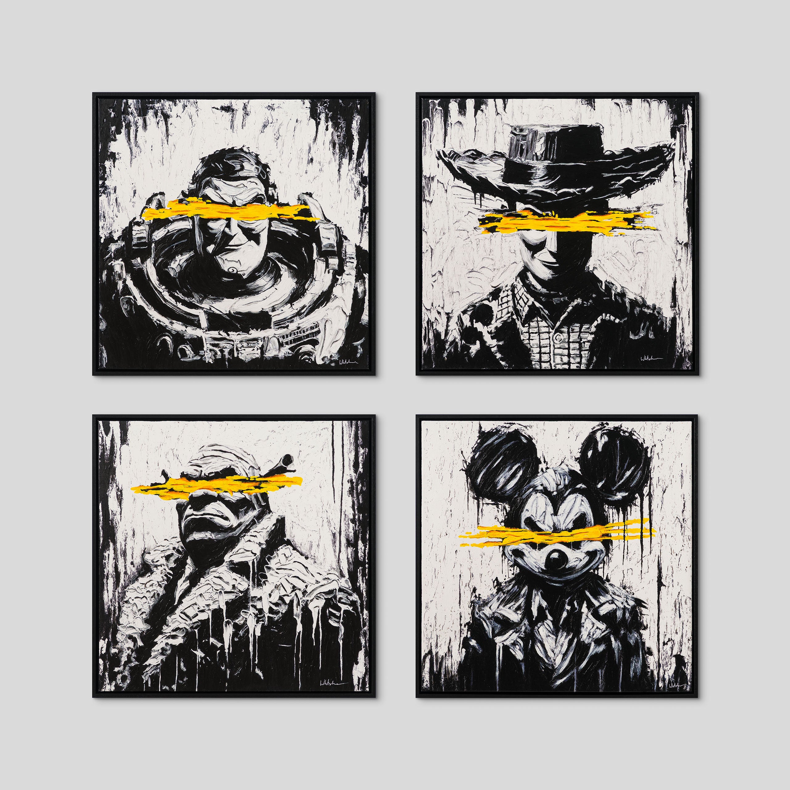 The Malevolence Beneath 2025 | Framed set of four