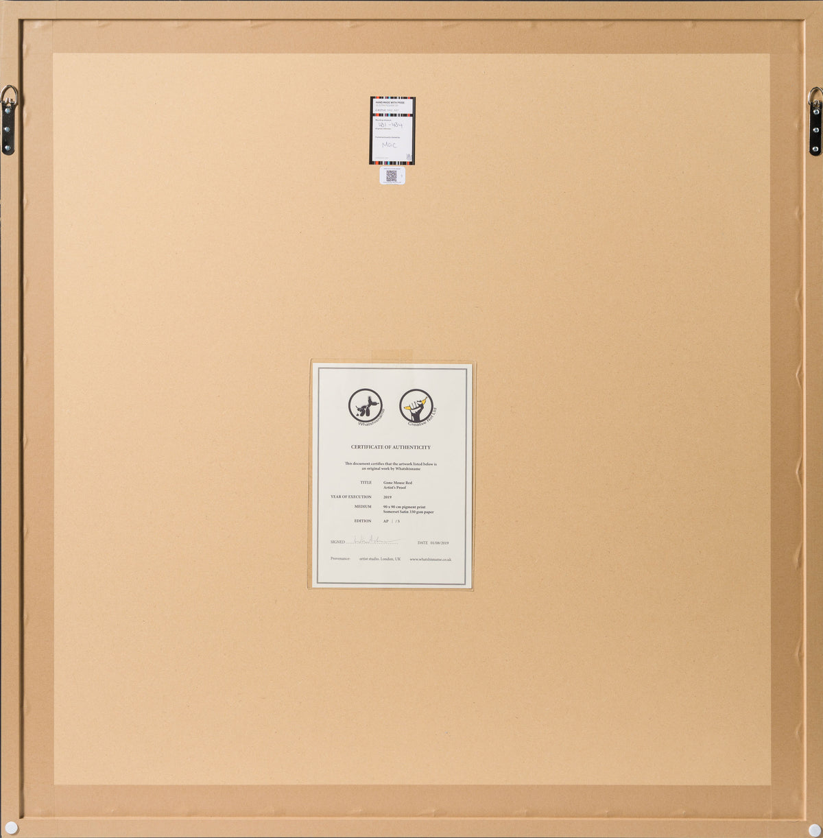 WHN SLE HUM 26626 Mickey Red 90 x 90 7