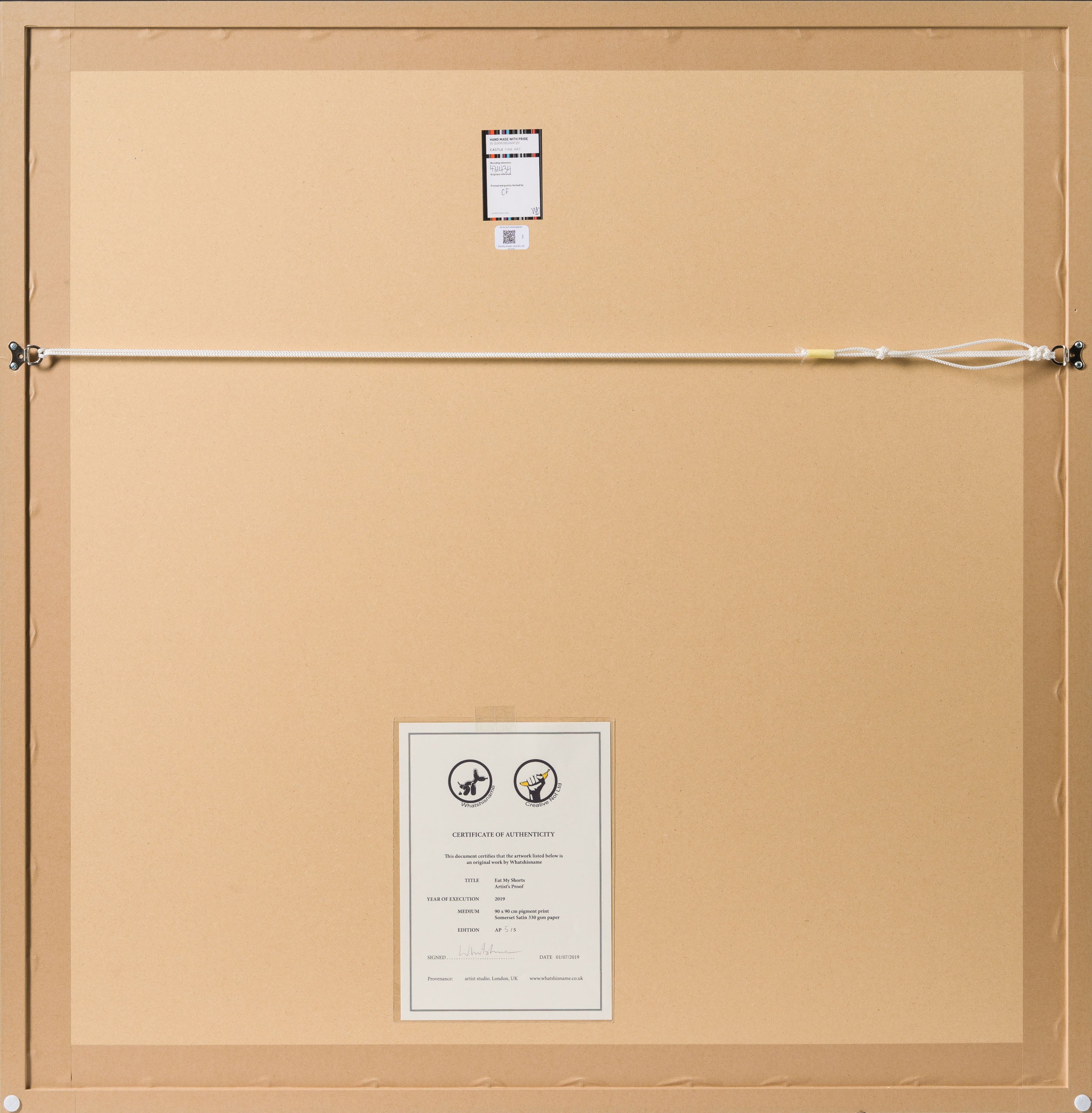 WHN SLE HUM 26632 Eat My Shorts 90 x 90 7