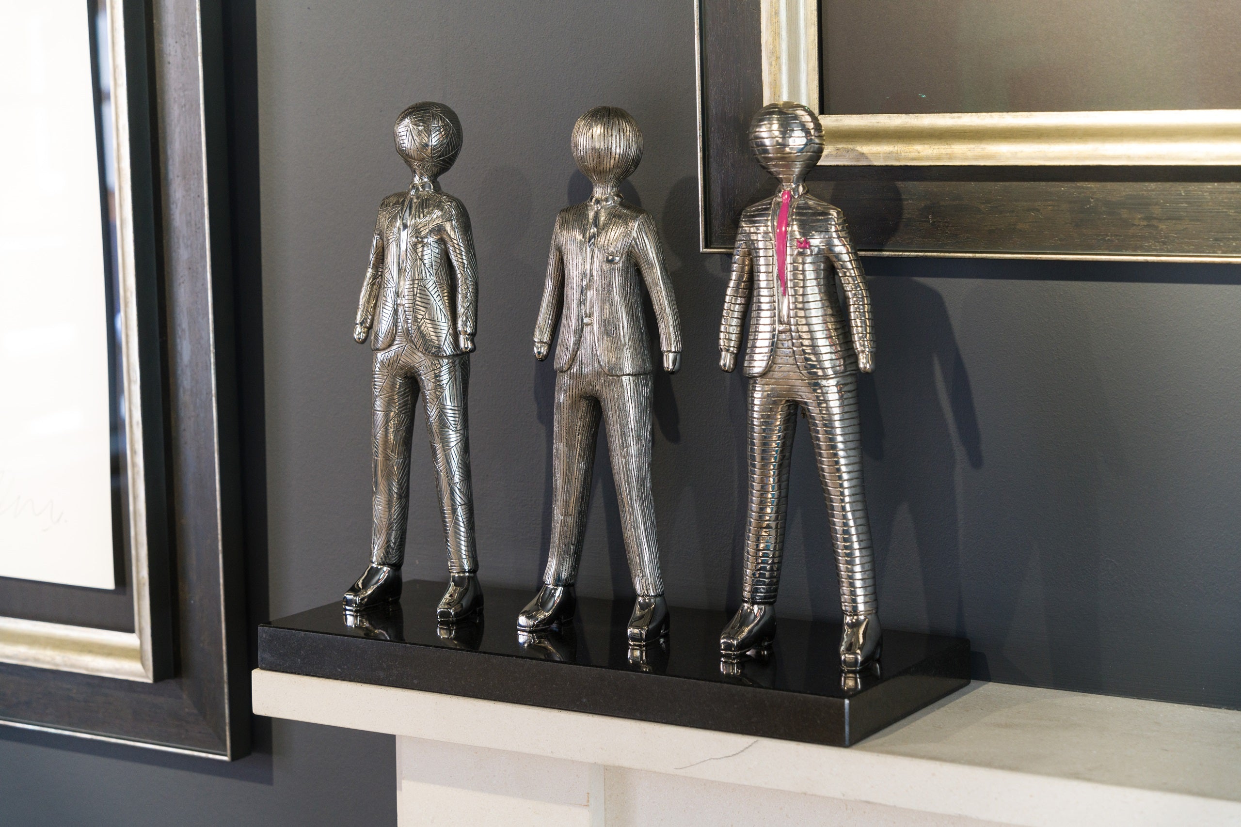 Product image 1 for billy-connolly-pink-tie-hanky-stainless-steel